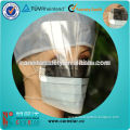 3ply dental face mask with visor, anti-fog lens face mask with 3ply earloop, disposable surgical mask with shield